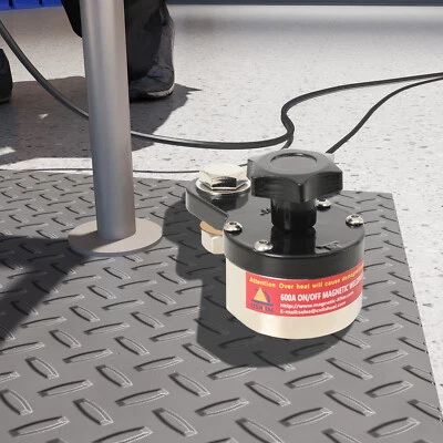 600A Magnetic Welding Ground Clamp 600A On/off Adjustable Magnetic Welding Clamp - Image 1 of 4