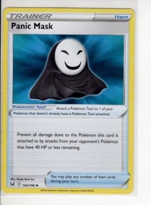 PANIC MASK TRAINER LOST ORIGIN SET POKEMON CARD 165/196 NM/M - Picture 1 of 1