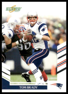 2007 Score #155 Tom Brady New England Patriots - Image 1 of 2