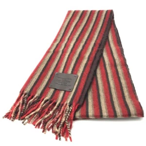 LOUIS VUITTON Efficial - Leie Muffler Scarf Red M71985 - Picture 1 of 9