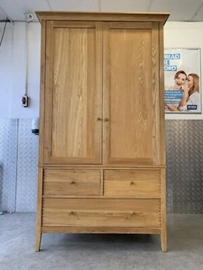 Willis & Gambier John Lewis Espirit oak double Wardrobe with drawers - Picture 1 of 14