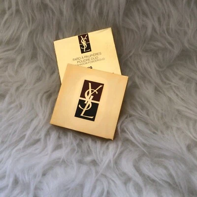 YSL New-Old Stock Eye Shadow Duo 119 box Pink, Blue box and applicators - Image 1 of 2