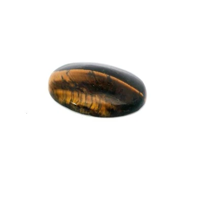 18.17ct Genuine Natural Tiger's Eye Oval Cabochon Gemstone 24 x 18.5 mm - Image 1 of 4