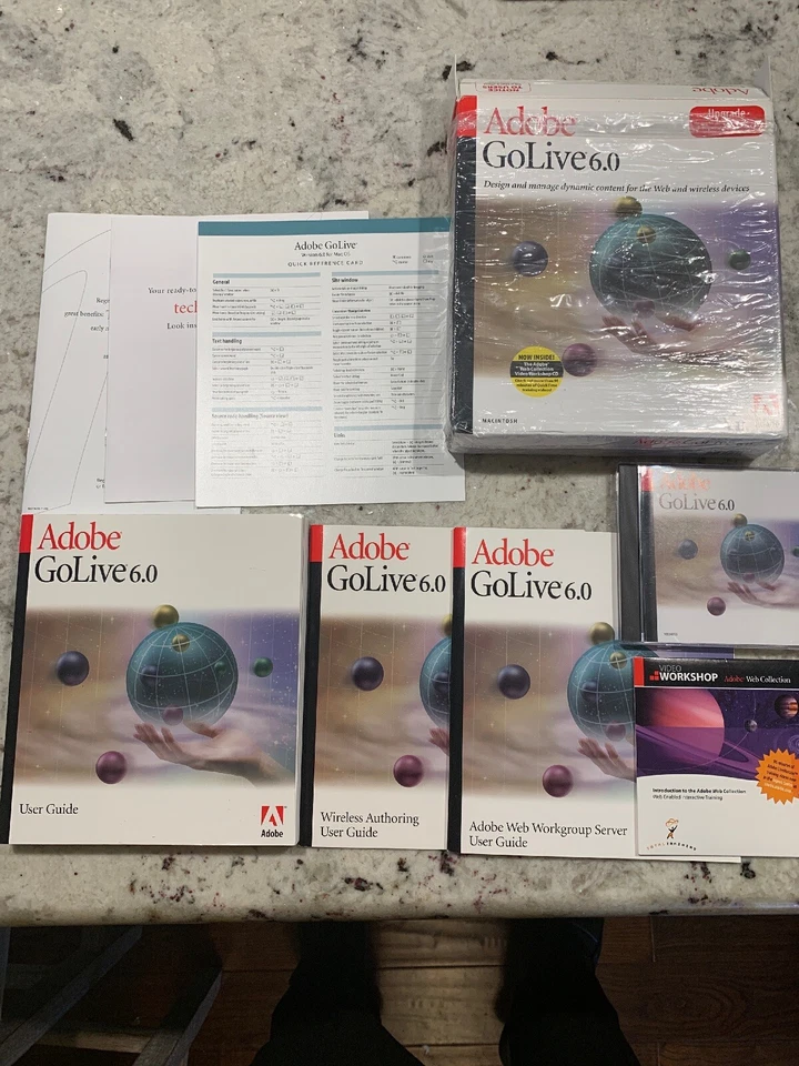Adobe GoLive 6.0 Upgrade Macintosh - Complete With Box - Image 1 of 4