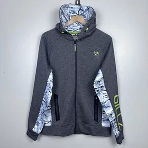 Sudadera con capucha Gilz Fishing Gear para hombre cremallera completa con detalles de camuflaje talla S; exterior - Imagen 1 de 15