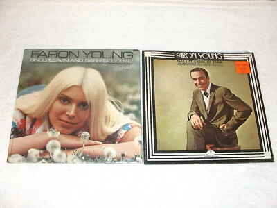 (2) SEALED LP's - Faron Young "Sings Leavin-Sayin Goodbye","Little Girl of Mine" - Image 1 of 2