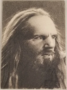 Original Richard Salvucci Sketch ACEO - Clash of the Titans - Ralf Finnes Hades - Picture 1 of 2