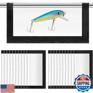Geosar 20 Piezas Señuelos de Pesca Envolturas Cubiertas de Señuelos de PVC Transparente Gancho de Pesca Co - Imagen 1 de 5