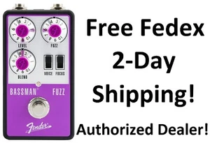 New Fender Bassman Fuzz Guitar Effects Pedal - Picture 1 of 5