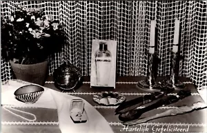RPPC Felicitaciones Compromiso Anillo de Boda Perfume Perlas Postal con Foto Real - Imagen 1 de 2