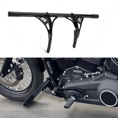 Para Harley 2022-2025 Low Rider ST FXLRST Negro Protector Motor Choque Barras Carretera Foto 1 de 4
