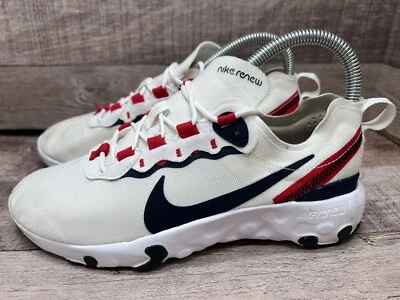 NIKE Renew Element 55 Blanco/Rojo Informal CK4081-101 Juvenil Talla 4Y Mujer Talla 5.5 Foto 1 de 4