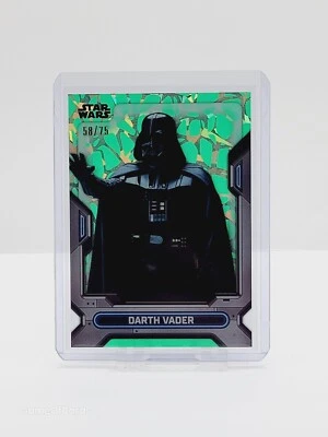 2023 Star Wars High Tek DARTH VADER /75 - Green Giraffe Diffractor - Image 1 of 2