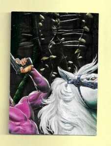 The Phantom Movie 1996 INKWORKS Embossed Foil Puzzle Card P2 - Picture 1 of 2