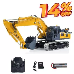 1/14 LESU Hydraulic RC Excavator AOUE-SK500 RTR Control Engineer Vehicles Model - Picture 1 of 24
