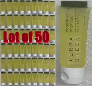 Lotto TERRA GREEN (48) .75 oz shampoo condizionante tè bianco viaggio hotel taglia - Foto 1 di 6