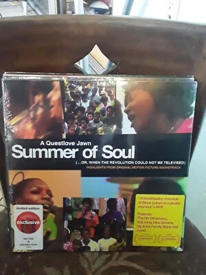 Summer Of Soul A Questlove Jawn NEW SEALED Red Vinyl Record Album Limited Ed. - Image 1 of 2
