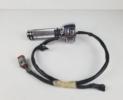 Harley Dyna Wide Glide 2004 99-08 Fxdwg bocina de control izquierda interruptor de señales cromado  Foto 1 de 4