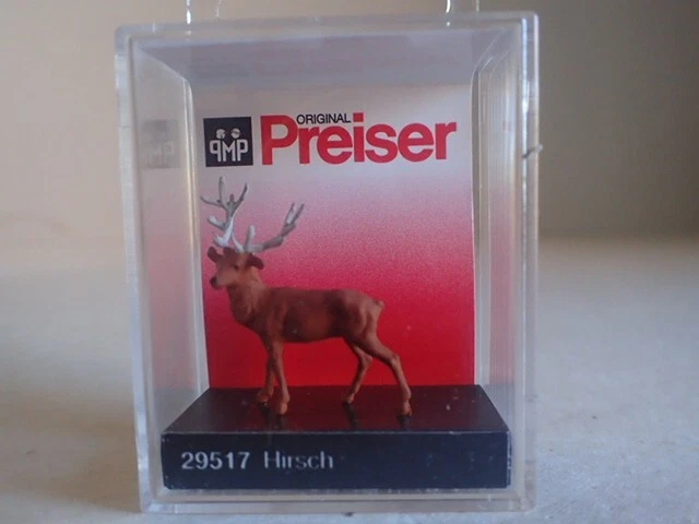 Preiser Hirsch Tiere Wildtiere Zoo Zirkus 29517 H0 1:87 OVP Einzelfigur - Bild 1 von 1