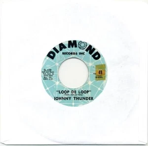 JOHNNY THUNDER - LOOP DE LOOP / DON'T BE ASHAMED - 45 RECORD - Picture 1 of 2