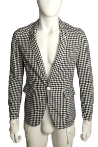 COMME DES GARCONDS- 2014 NWT Gingham Blazer, Size Small - Picture 1 of 6