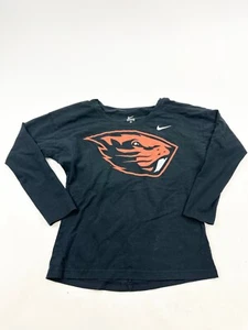 Oregon State Beavers Shirt Womens Small Black Long Sleeve Nike Pullover - Picture 1 of 9