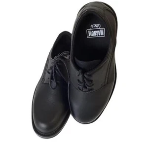 Magnum Ortholite Black Leather Work Shoes UK 5 - Picture 1 of 6