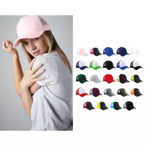 Beechfield Snapback Trucker Cap B640 - Retro Style Unisex Mesh Baseball Mütze - Bild 1 von 52