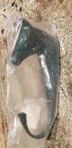 Green Metal Cast Iron Small Horse Head Hook Coat Hanger - Picture 1 of 3