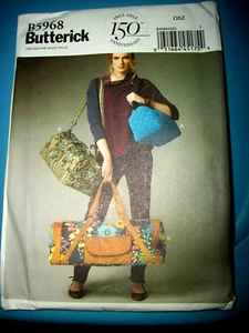 Butterick 5968 Pattern Craft Satchel Duffel Bag Totes 3 Sizes UNCUT FF OOP 2013 - Picture 1 of 3