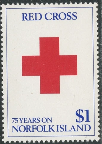 NORFOLK ISLAND Sc#461 1989 Red Cross Anniversary Complete Set OG Mint NH Cover