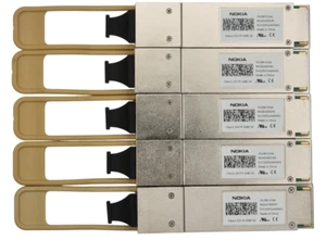 8 X TRANSCEIVER NOKIA QSFP28 100Gb IPU3BFVEAA, NK2233X0374, 3HE10551AA - Foto 1 di 2