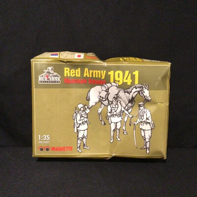 Rare VIntage Maquette Red Army 1:35 Scale Model Kit 1941 #MQ-35031 - Image 1 of 4