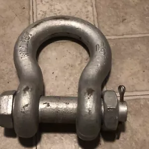Crosby 1-1/4" Bolt Type Anchor Shackle - 18 Ton - Picture 1 of 5