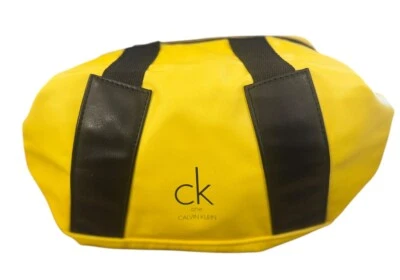 Bolsa de Cosméticos Calvin Klein Bolsa de Viaje Amarillo Cierre de Cremallera Logo CK Foto 1 de 4