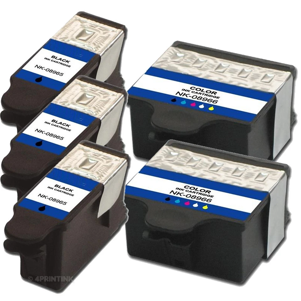 5 Pack NEW #10 Ink Combo Fits Kodak 10  Hero 6.1, Hero 7.1, Hero 9.1 Printer - Image 1 of 1