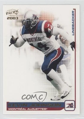 2003 太平洋 CFL 凯文·约翰逊 #56 — 第 1/2 张图片