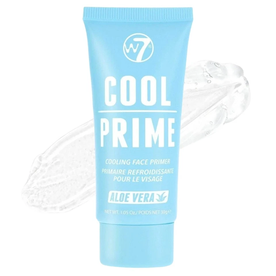W7 Cool Prime Cooling Face Primer With Aloe Vera & Niacinamide 30g - Image 1 of 1