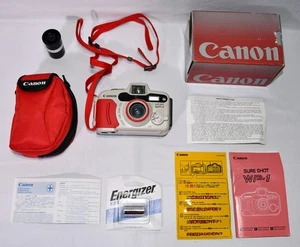 Working Canon Sure Shot WP-1 35mm Weatherproof Point & Shoot Film Camera W/ Box - Picture 1 of 14