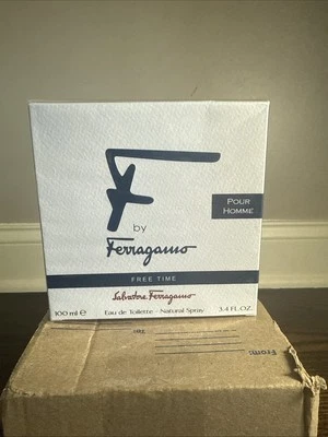 F Ferragamo FREE TIME Pour Homme Hombres Colonia 3.4 / 3.3 OZ edt Nuevo en Caja Foto 1 de 2
