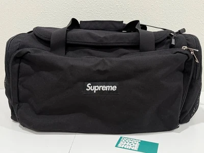 RARE 2015 / 2016 ?? SUPREME CORDURA FABRIC DUFFLE MESSENGER BAG BOX LOGO BLACK - Image 1 of 4