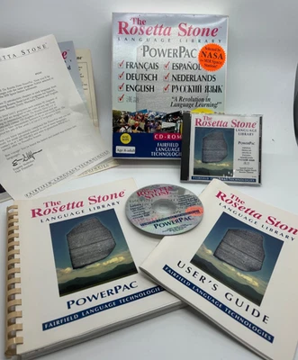 Rosetta Stone Power Pac Language Library CD-Rom Spanish German French German + - Image 1 of 4