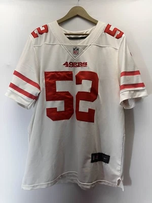 PATRICK WILLIS San Francisco 49ers #52 NFL Jersey Men’s 52 Stitched Used XL - Image 1 of 4