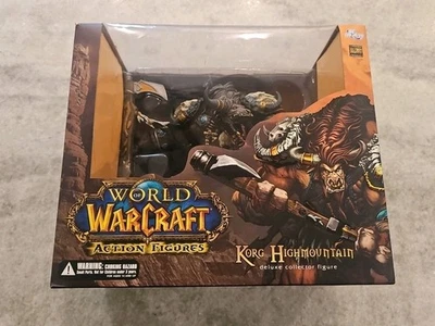 Figura de acción coleccionista World of Warcraft Korg Highmountain Deluxe NUEVA sellada Foto 1 de 4