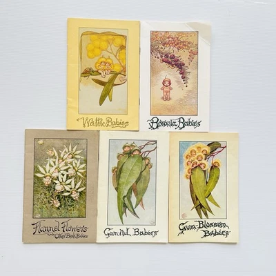 5 x May Gibbs Paperback Books Boronia/Gum-Nut/Blossom/Wattle Babies/Flannel Book - image 1 of 4