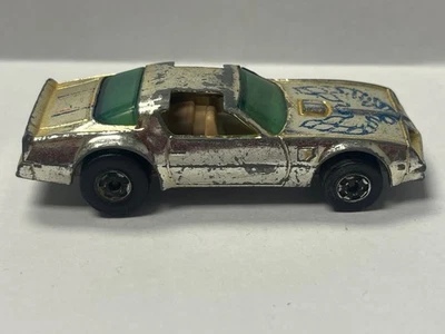 Vintage 1977 Hot Wheels Hot Bird Trans Am Diecast Car 1:64 Black walls BW L3 - Image 1 of 2