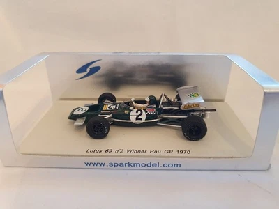 Lotus 69 #2 Jochen Rindt / 1st Pau GP 1970. Spark Models S2145. 1/43 — 第 1/4 张图片