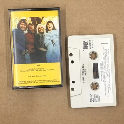 ABBA Cassette Tape 70s Rock Pop GREATEST HITS WATERLOO RCA MUSIC CLUB EDITION - Image 1 of 4
