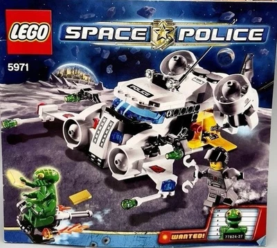 Lego Space Police Paket 5971 + 5981 zusammen gebraucht mit Bauanleitung ohne OVP - Bild 1 von 2