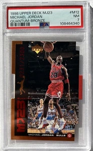 1998 Upper Deck MJ23 Michael Jordan Quantum Bronze PSA 7 231/2300 Bulls - Picture 1 of 2